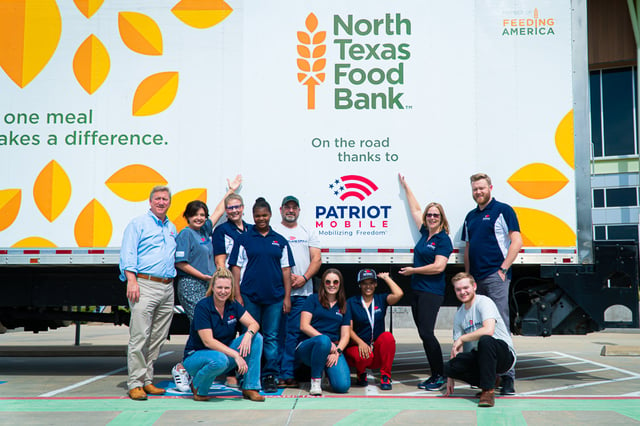 Patriot Mobile at North Texas Food Bank